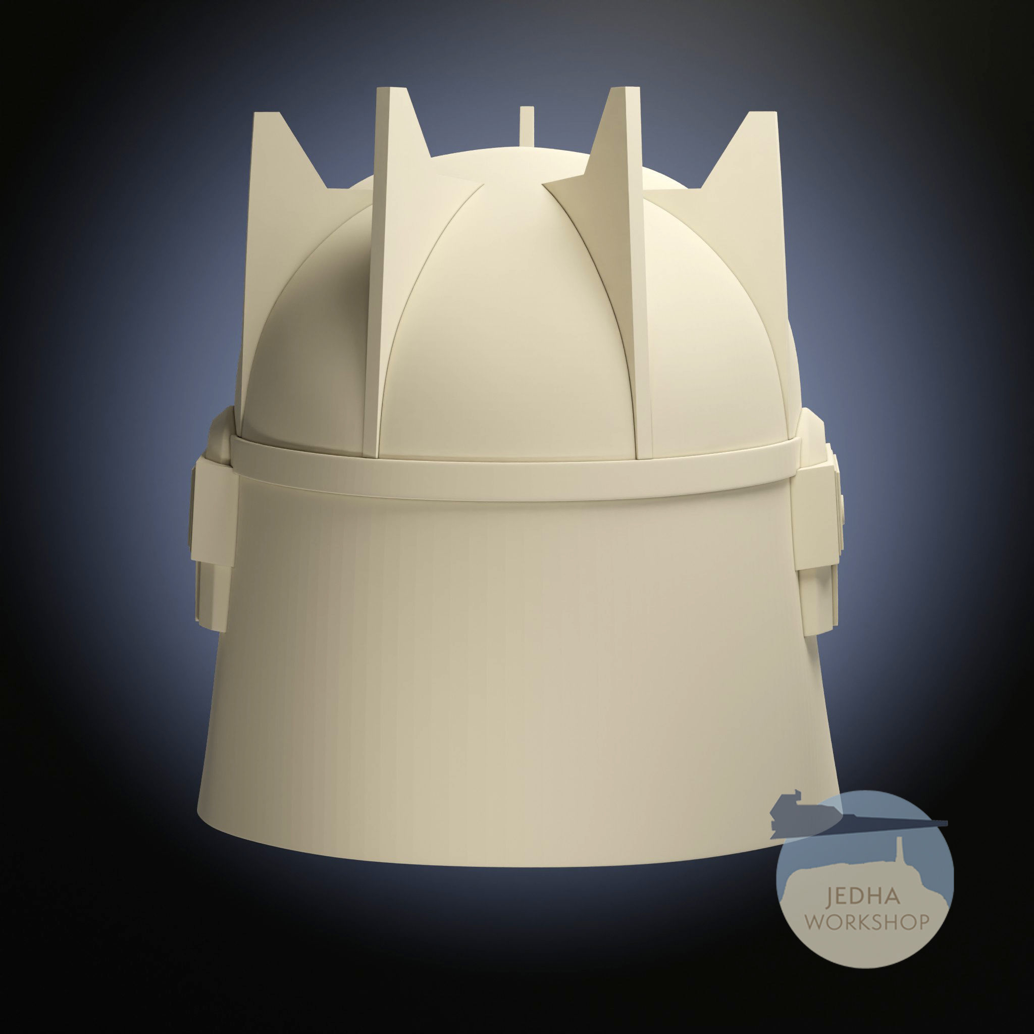 Moff Gideon Beskar helmet 3D Print Files  Star Wars Mandalorian 3D print model_2