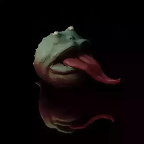 Creature Free low-poly 3D model