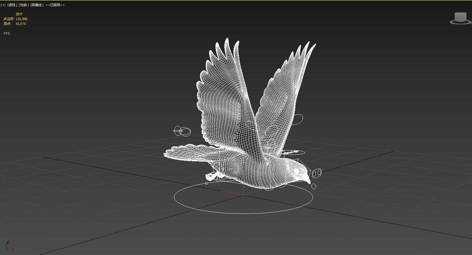 Pigeon Low-poly 3D model_9