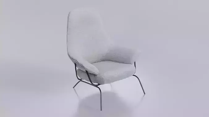 Fabric Chair 3D scan