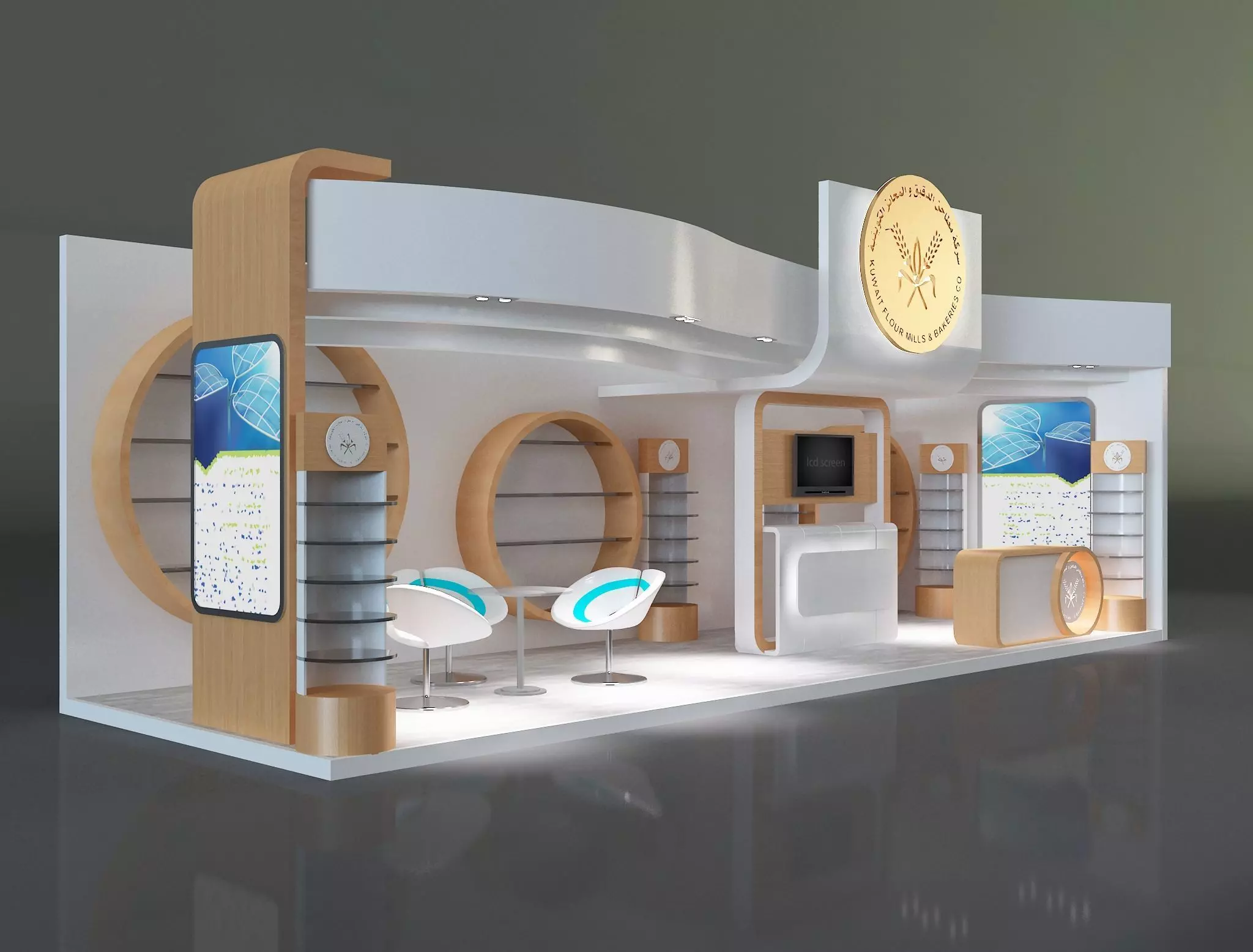 Booth Exhibition Stand a325d 3D model
