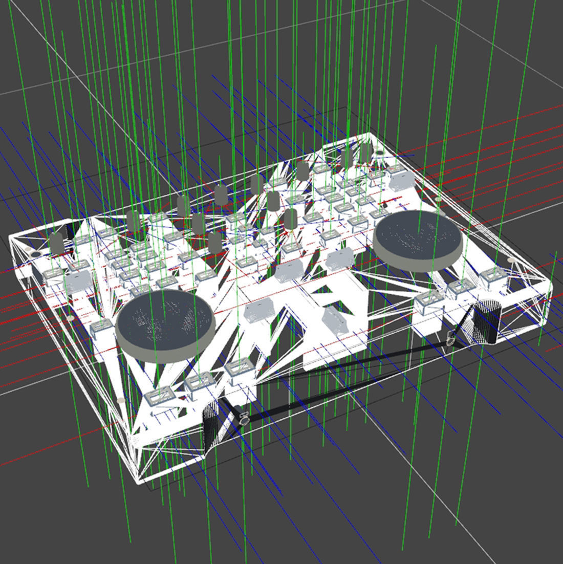 Hercules RMX DJ Controller 3D model_5