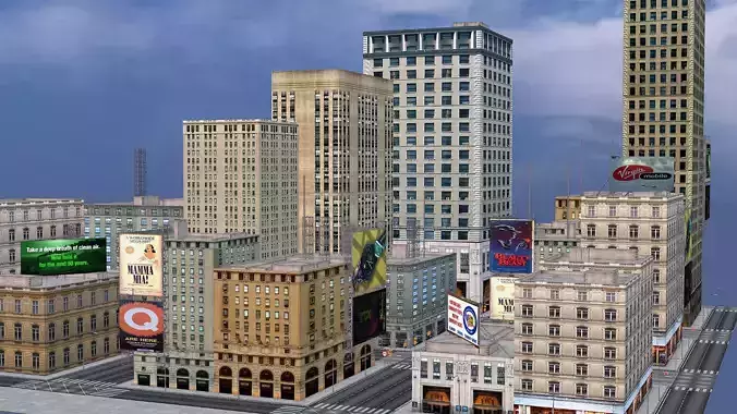 Mordent City 3D Model Part 1 3D model