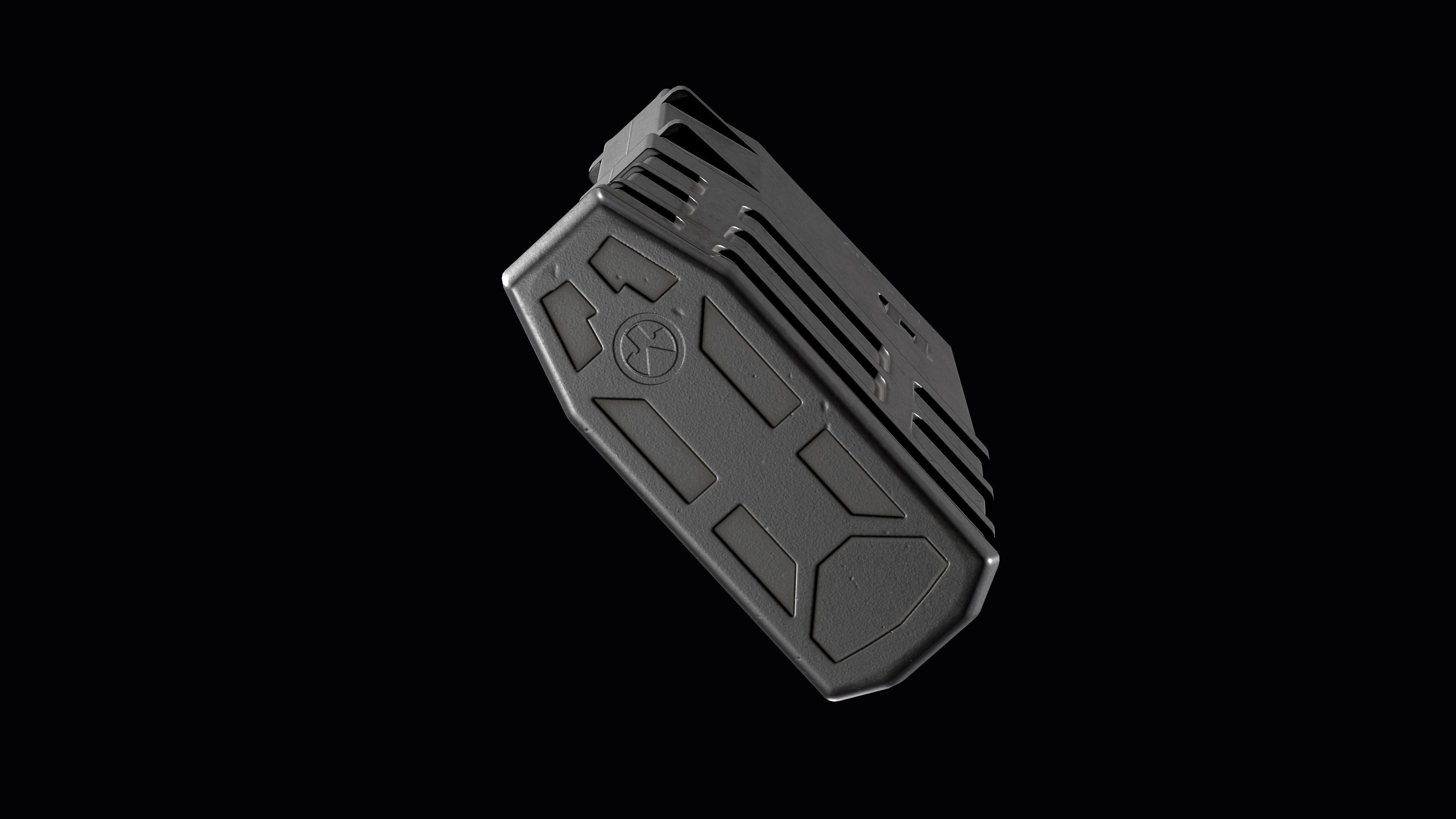 Magazine AR 10 Magpul PMAG 20 LR SR Gen M3 308 win Low-poly 3D model_10