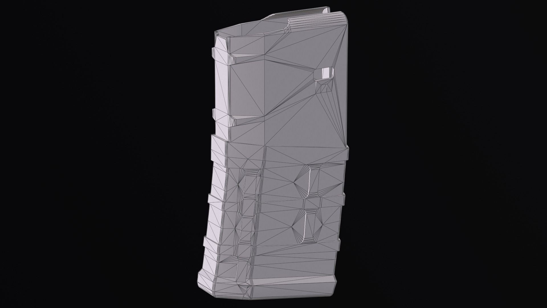 Magazine AR 10 Magpul PMAG 20 LR SR Gen M3 308 win Low-poly 3D model_11