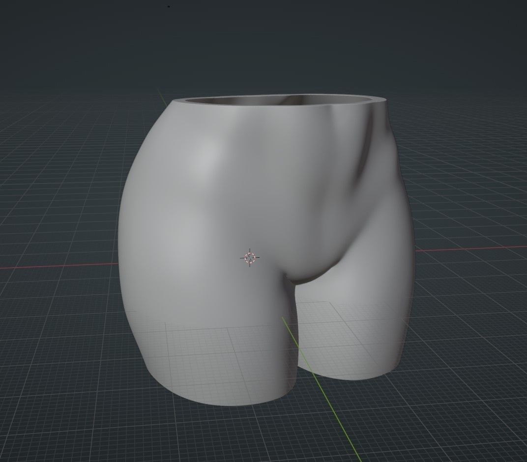 Female Butt Planter 3D print model_5