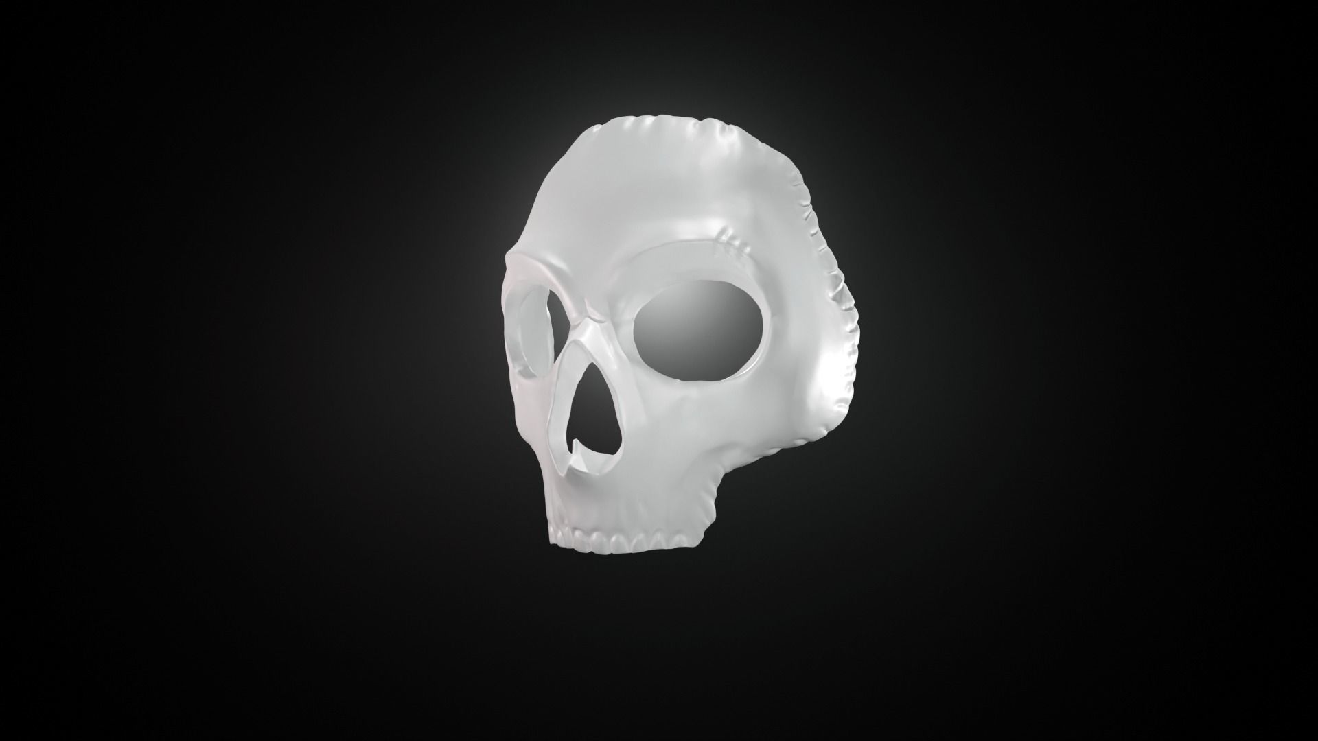 GHOST MASK CODMW2 SIMON RILEY 3D print model_4