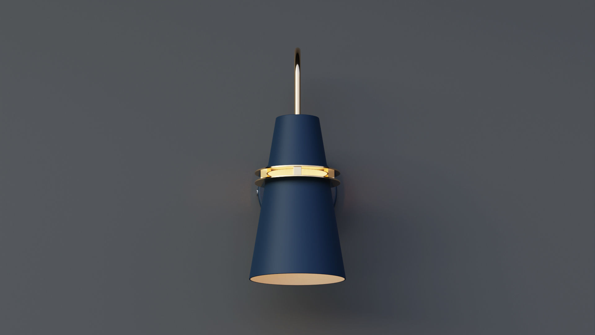 Gibert Modern Wall Light 3D model_1