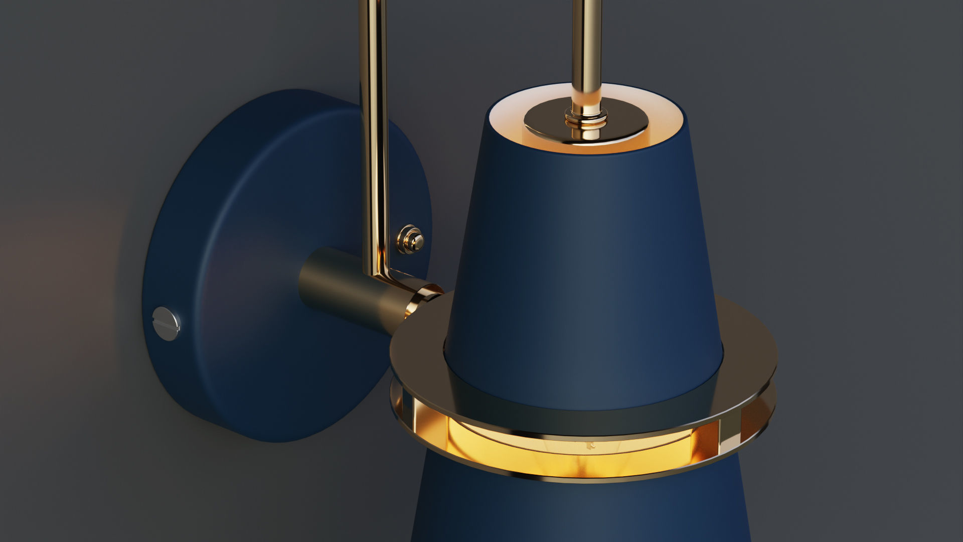 Gibert Modern Wall Light 3D model_4