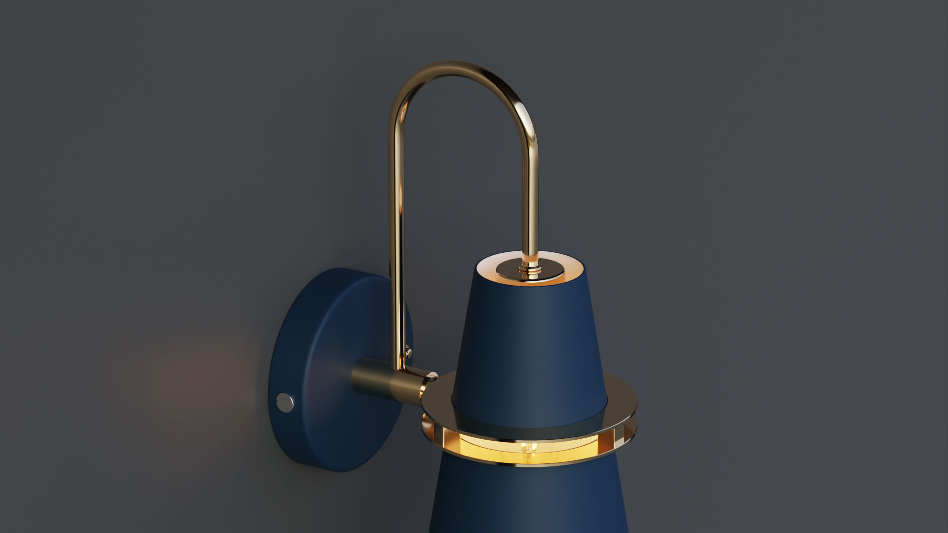 Gibert Modern Wall Light 3D model_3