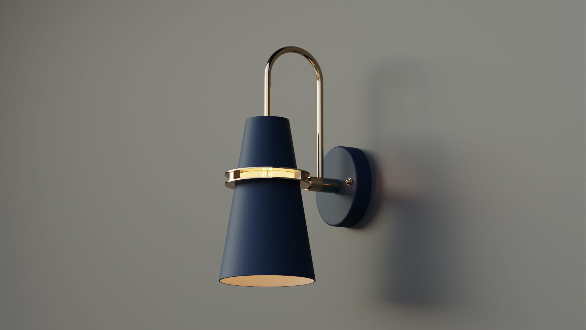 Gibert Modern Wall Light 3D model_2