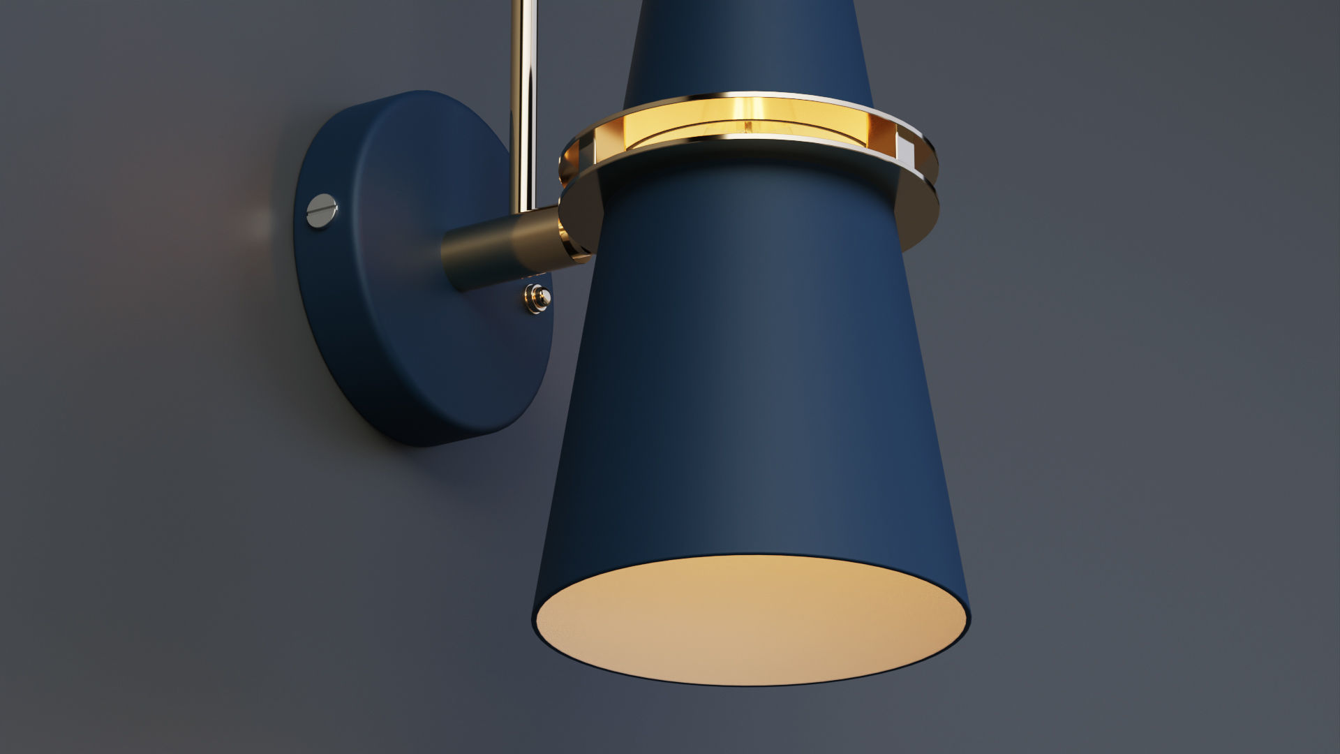 Gibert Modern Wall Light 3D model_5