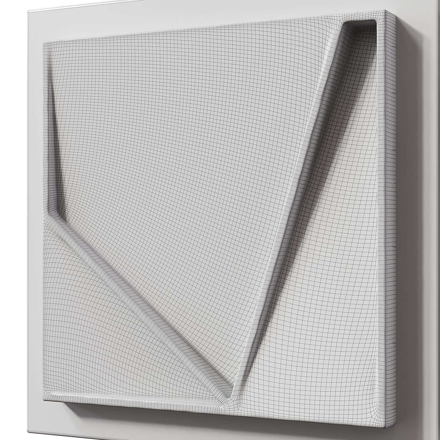 Geometric Canvas Wall Art 2 3D model_8