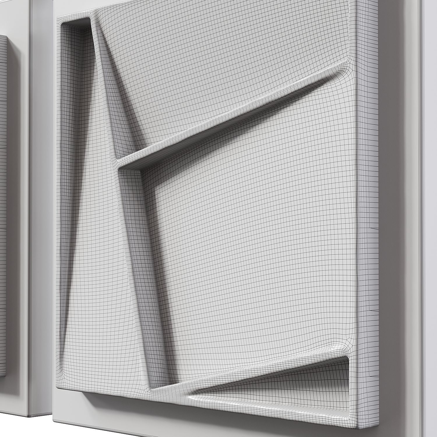 Geometric Canvas Wall Art 2 3D model_7