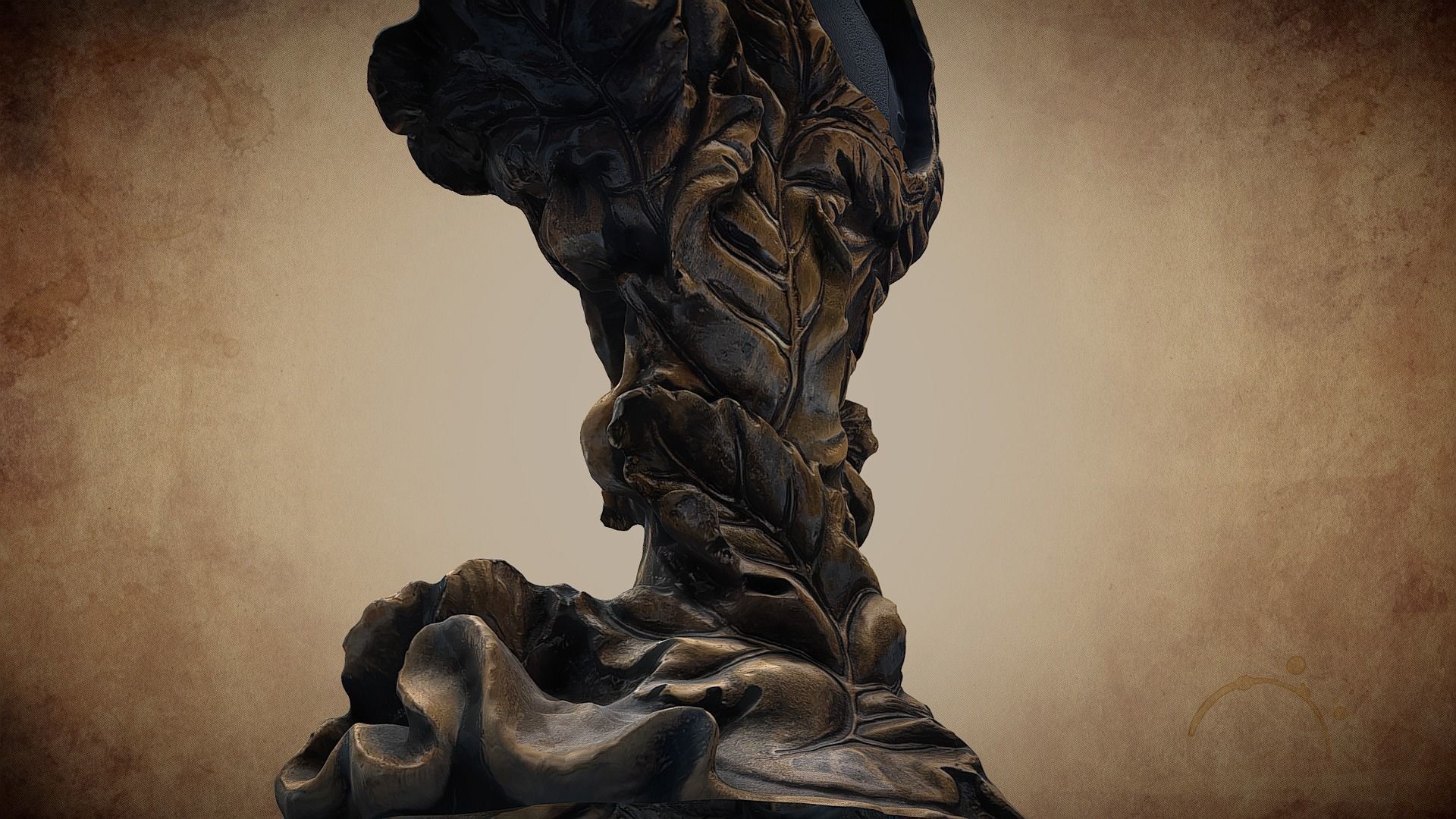 Vintage Clock 3D print model_3