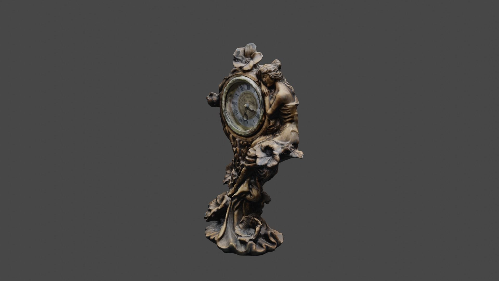 Vintage Clock 3D print model_26