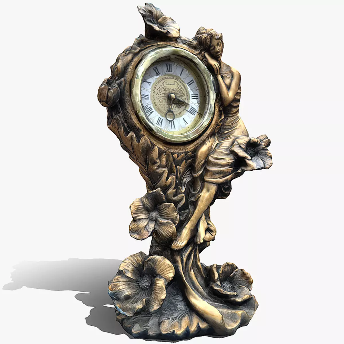 Vintage Clock 3D print model_0