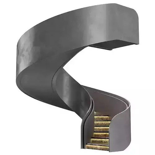Spiral staircase 13 3D model