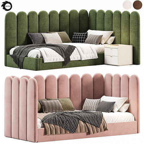 KIDS BED ARIA 05 SNOWY 3D model