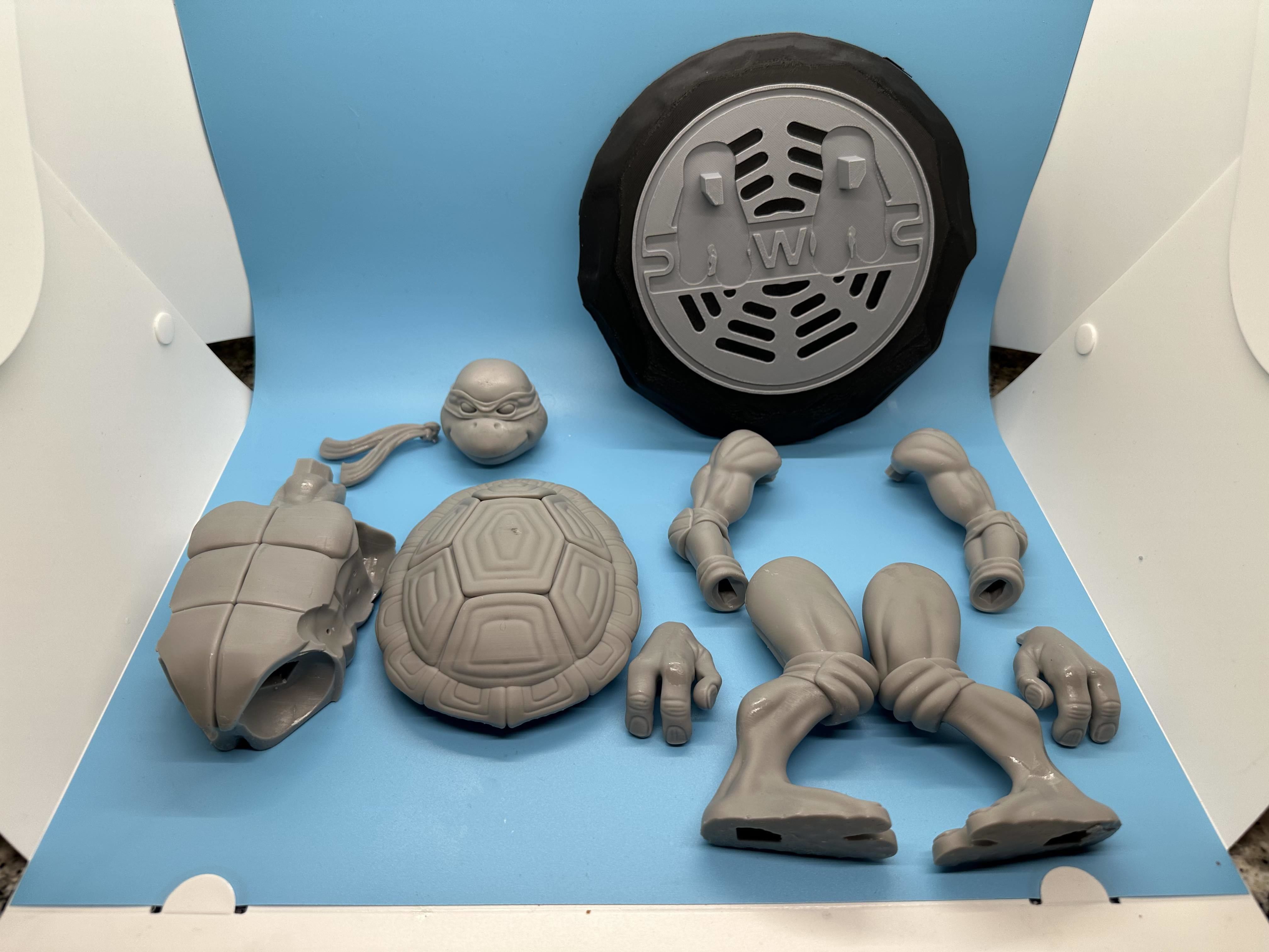 TEENAGE MUTANT NINJA JOYSTICK HOLDER 3D print model_6