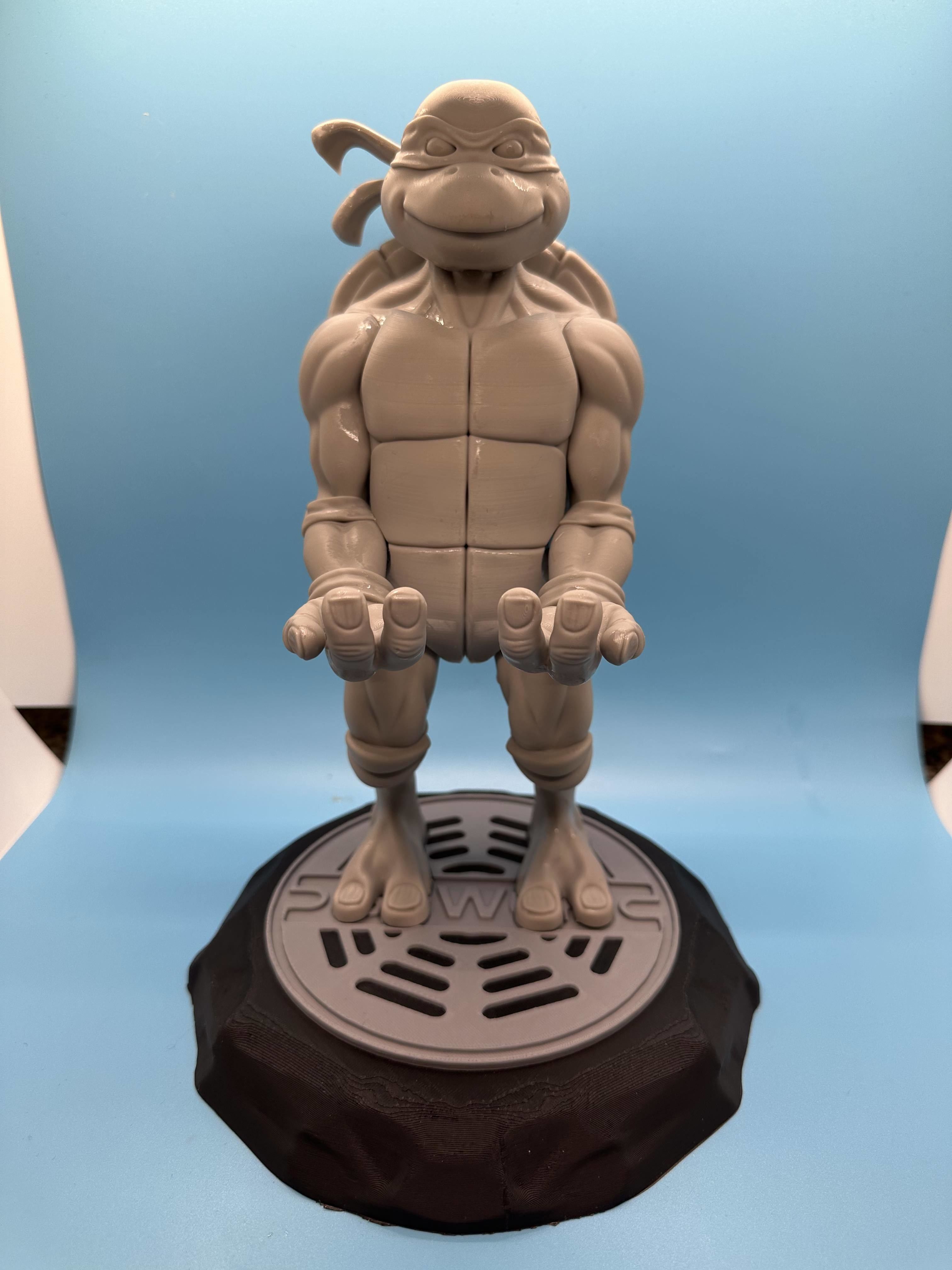 TEENAGE MUTANT NINJA JOYSTICK HOLDER 3D print model_2