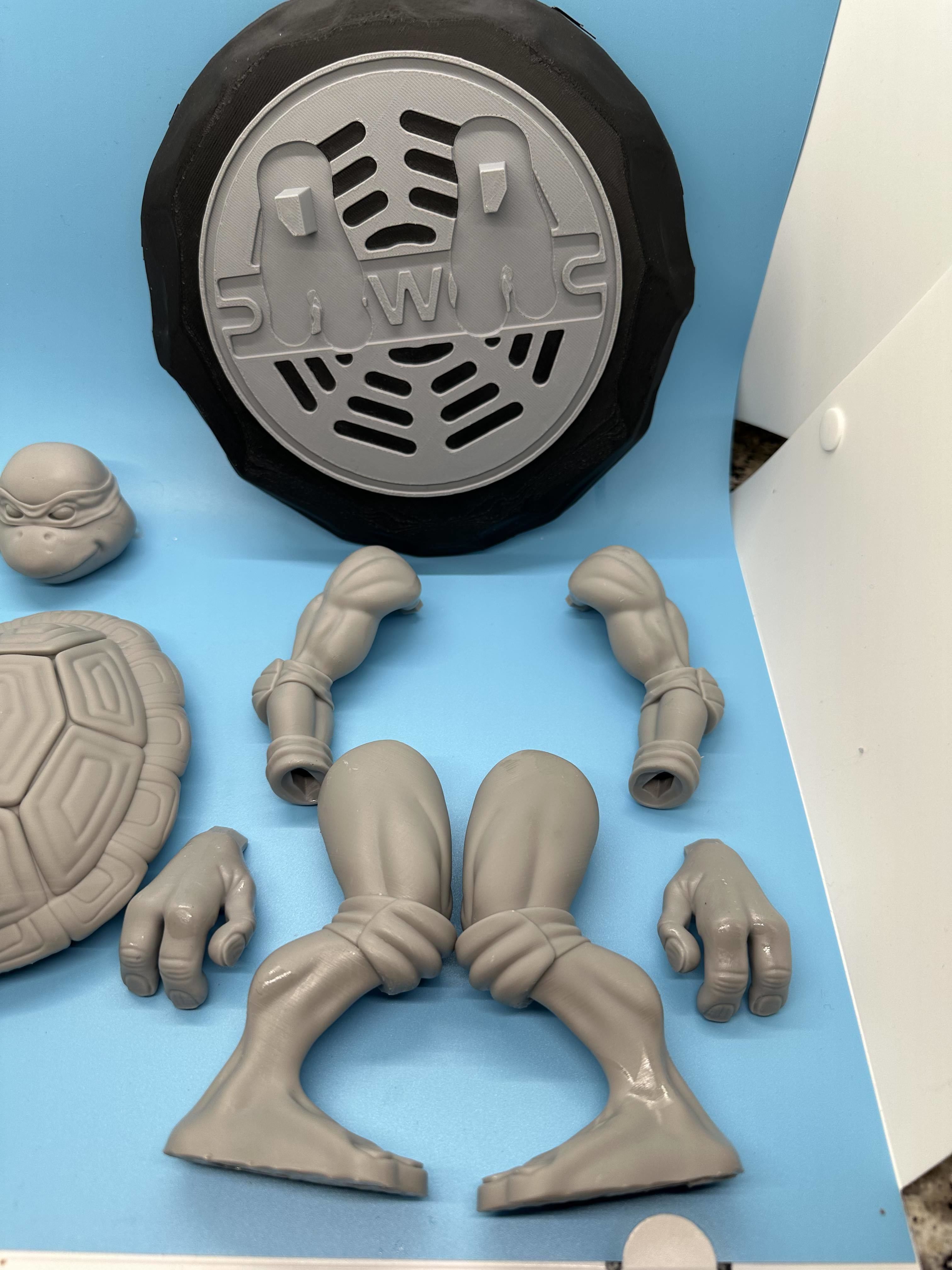 TEENAGE MUTANT NINJA JOYSTICK HOLDER 3D print model_7