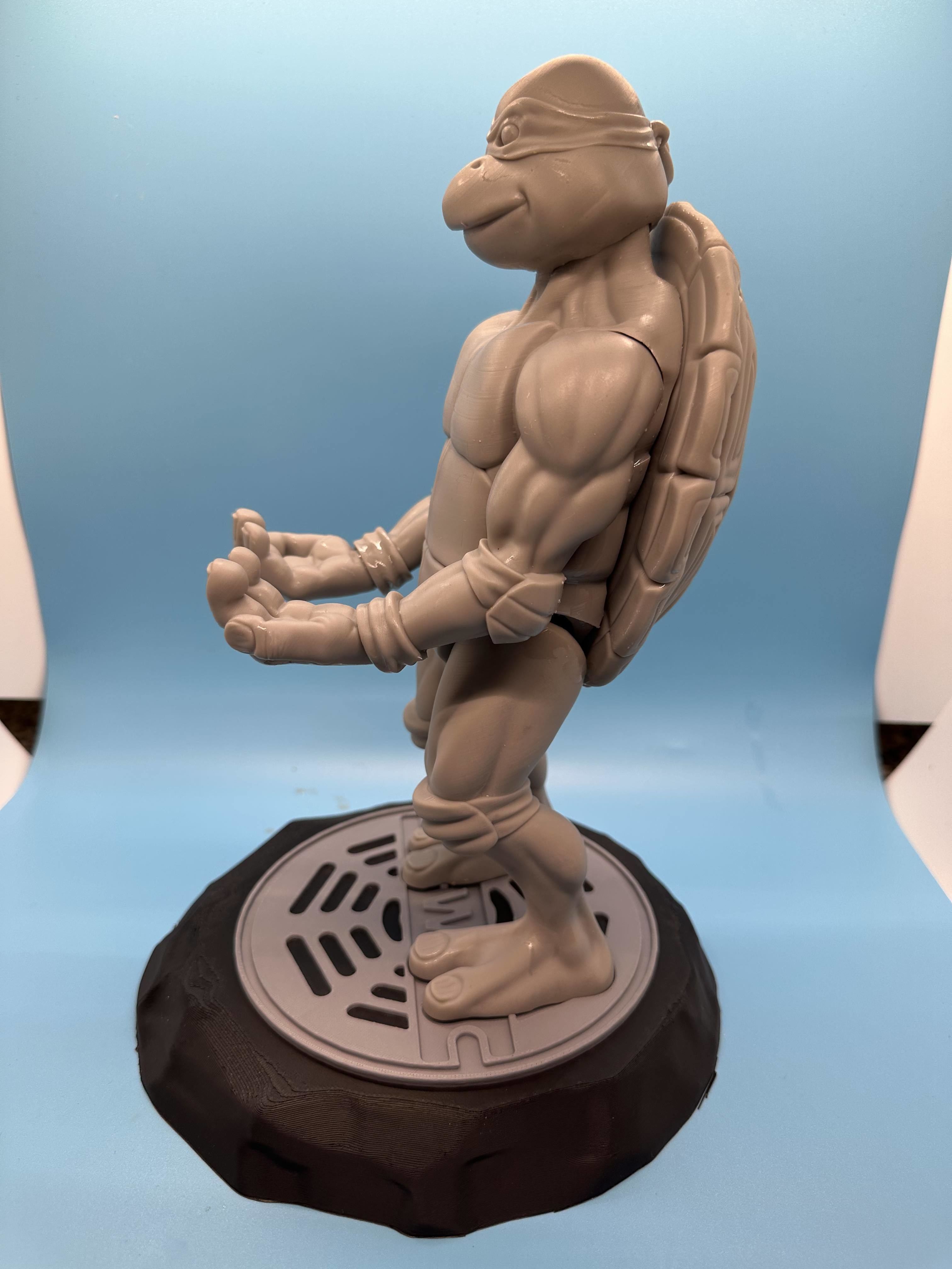 TEENAGE MUTANT NINJA JOYSTICK HOLDER 3D print model_3