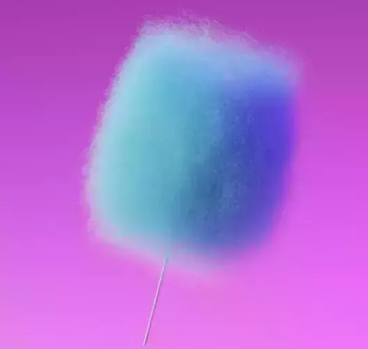 Realistic Cotton Candy