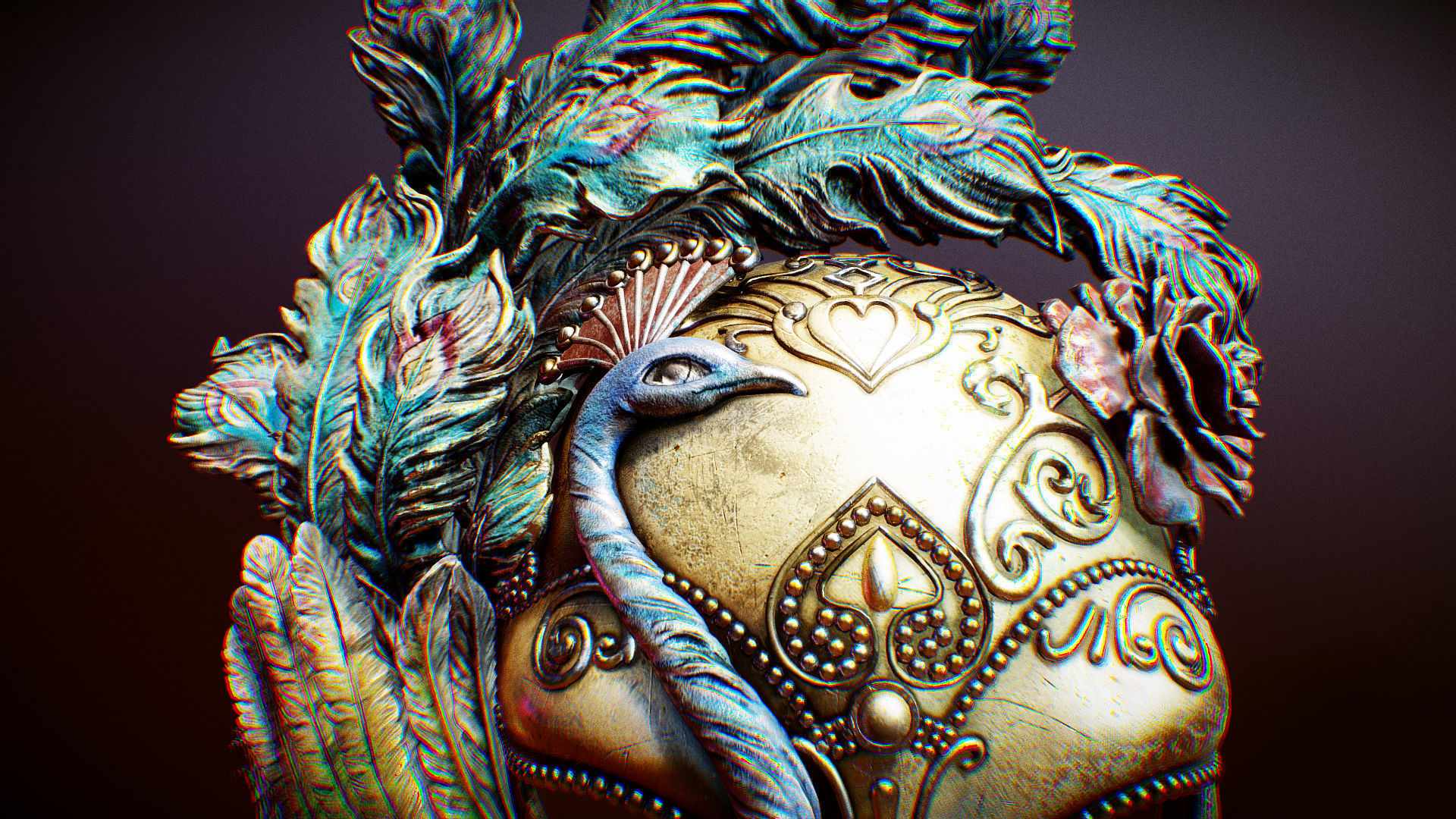 3D Mask Low-poly 3D model_10