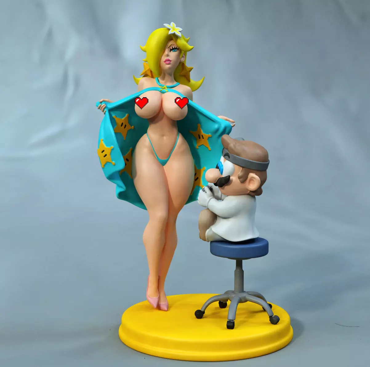 Rosaline and doctor 3D print model_0