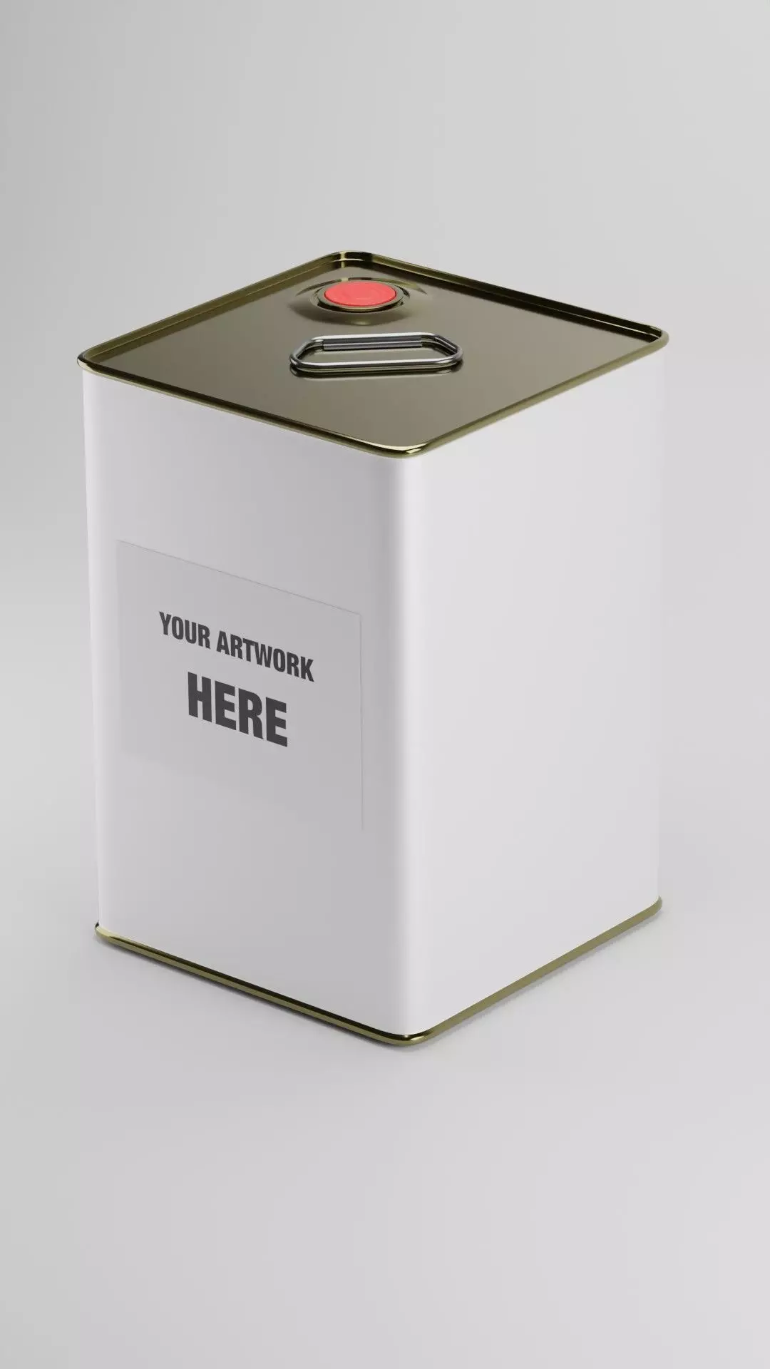Packaging 18 liter can 3D model