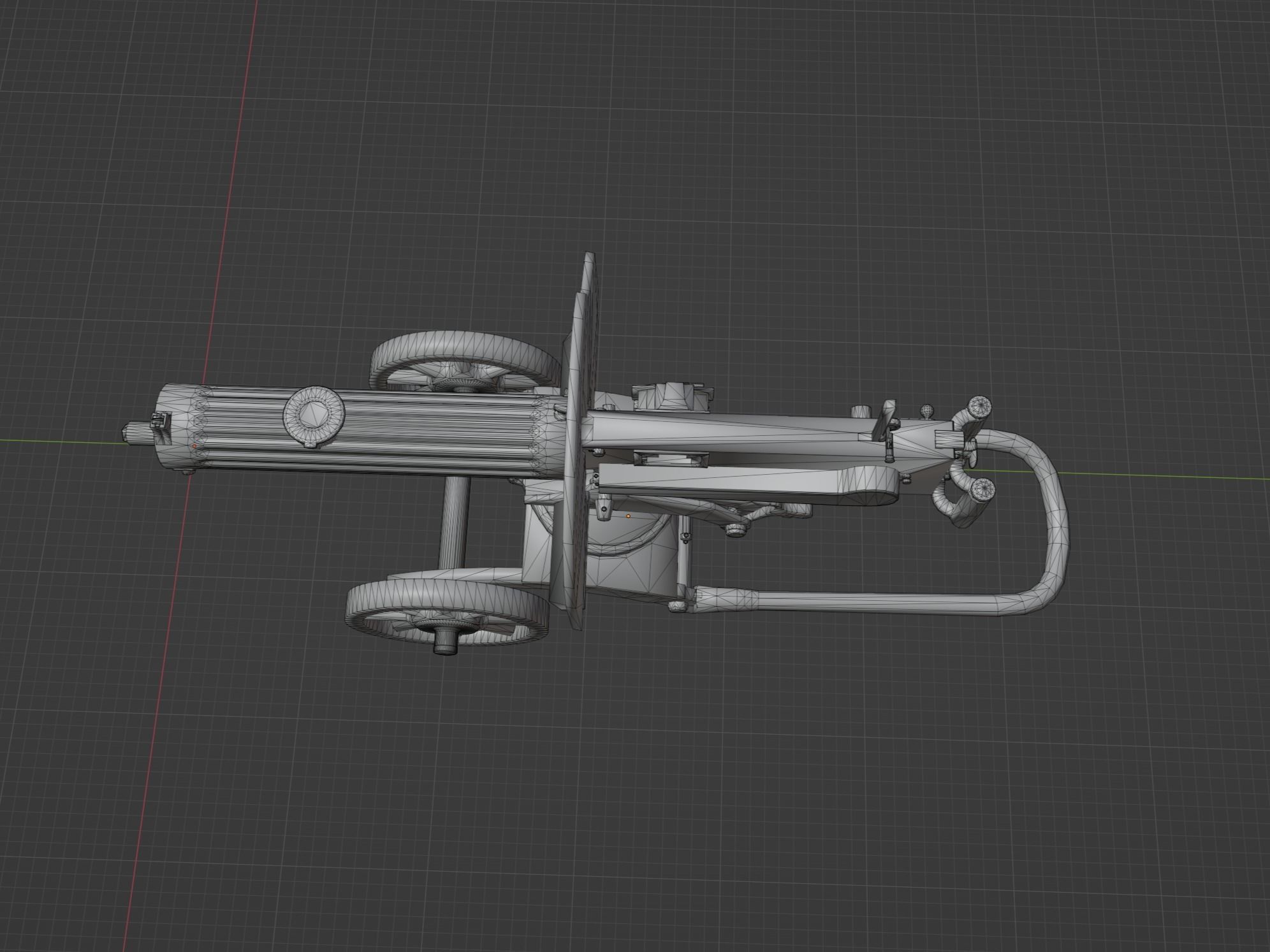 PM M1910 Low-poly 3D model_8