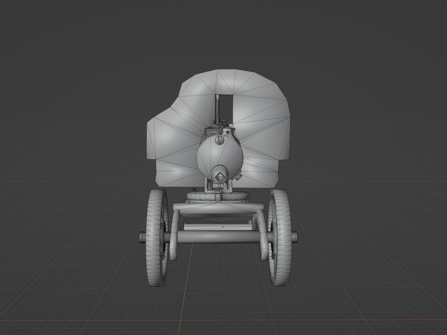 PM M1910 Low-poly 3D model_7