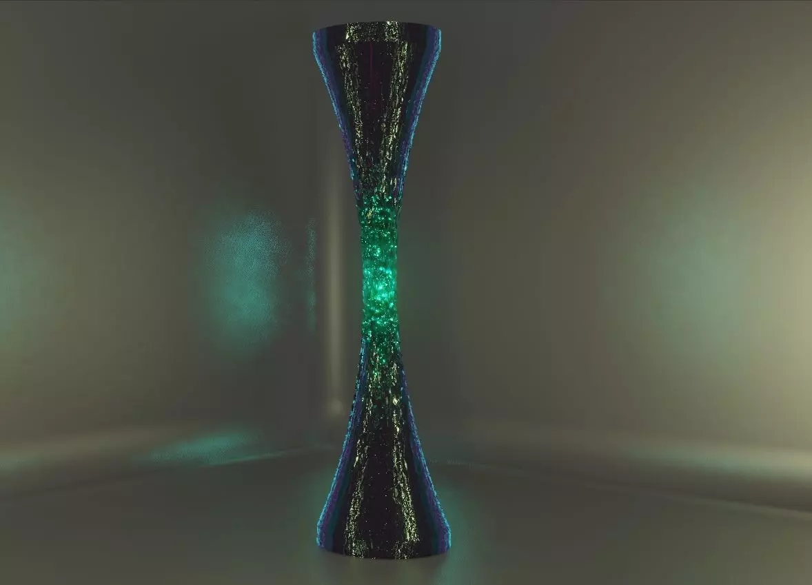 Glowy Column Free low-poly 3D model_0