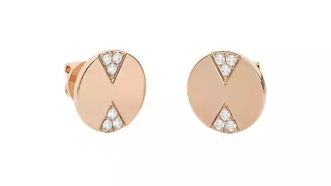 Light wt Women Diamond Earrings 