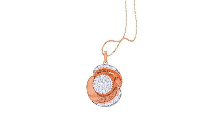 Blooming Flower High Jewelry Pendant Necklace 3dm stl 3mf obj 3D print model