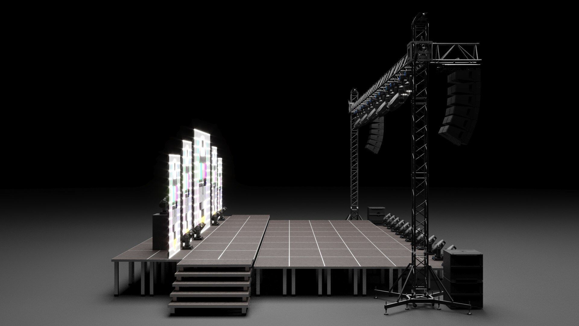 Stage Set Design  3D model_2