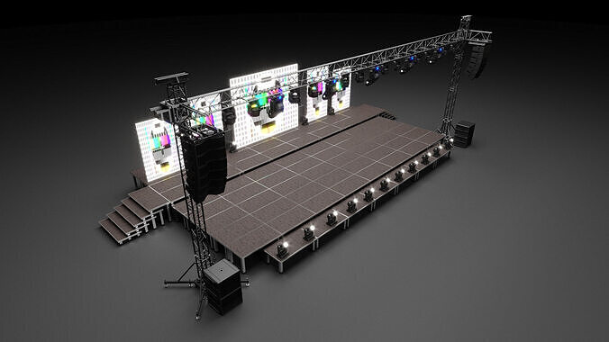 Stage Set Design  3D model