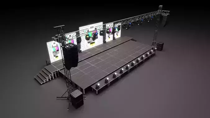 Stage Set Design  3D model
