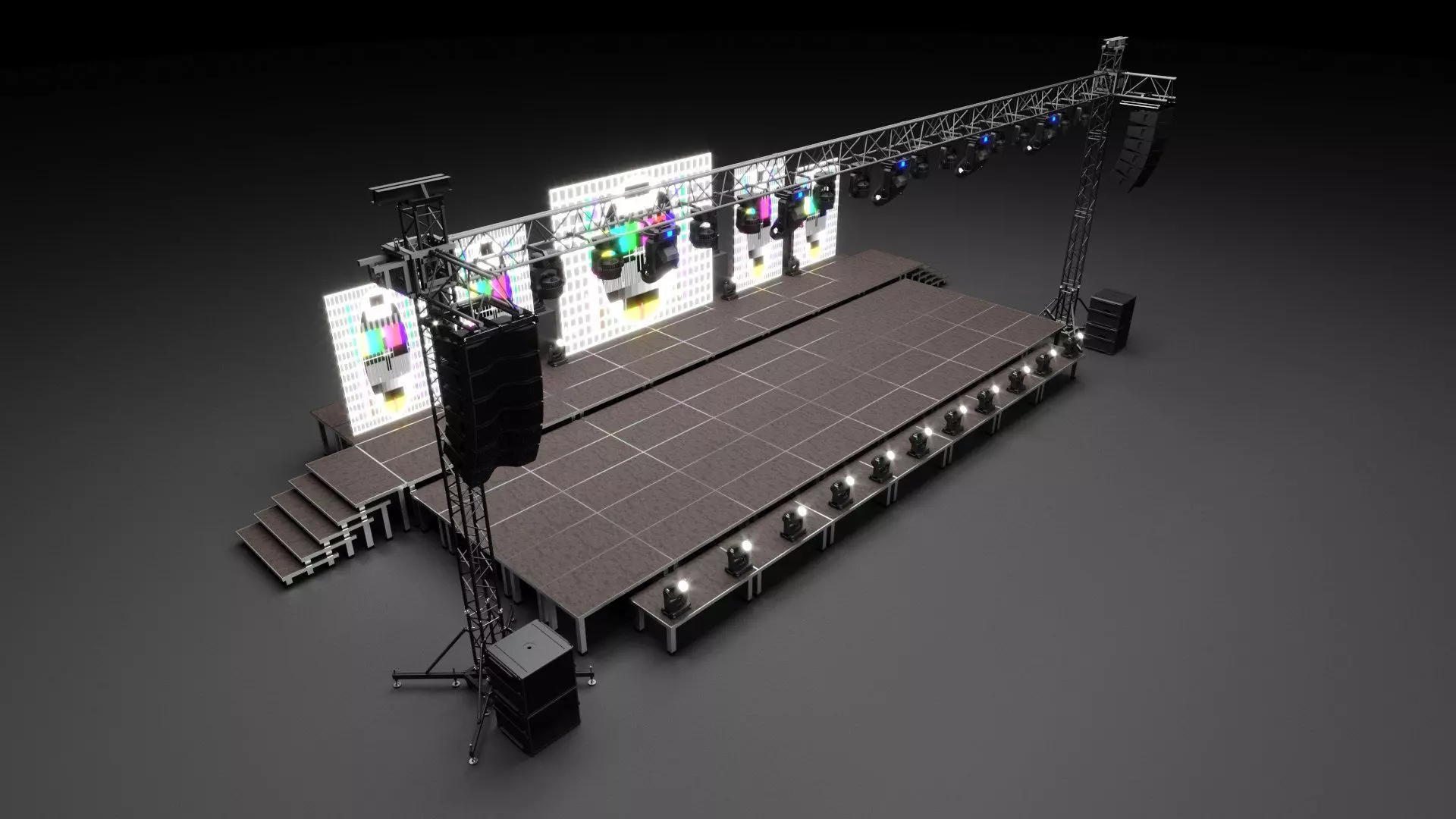 Stage Set Design  3D model_0