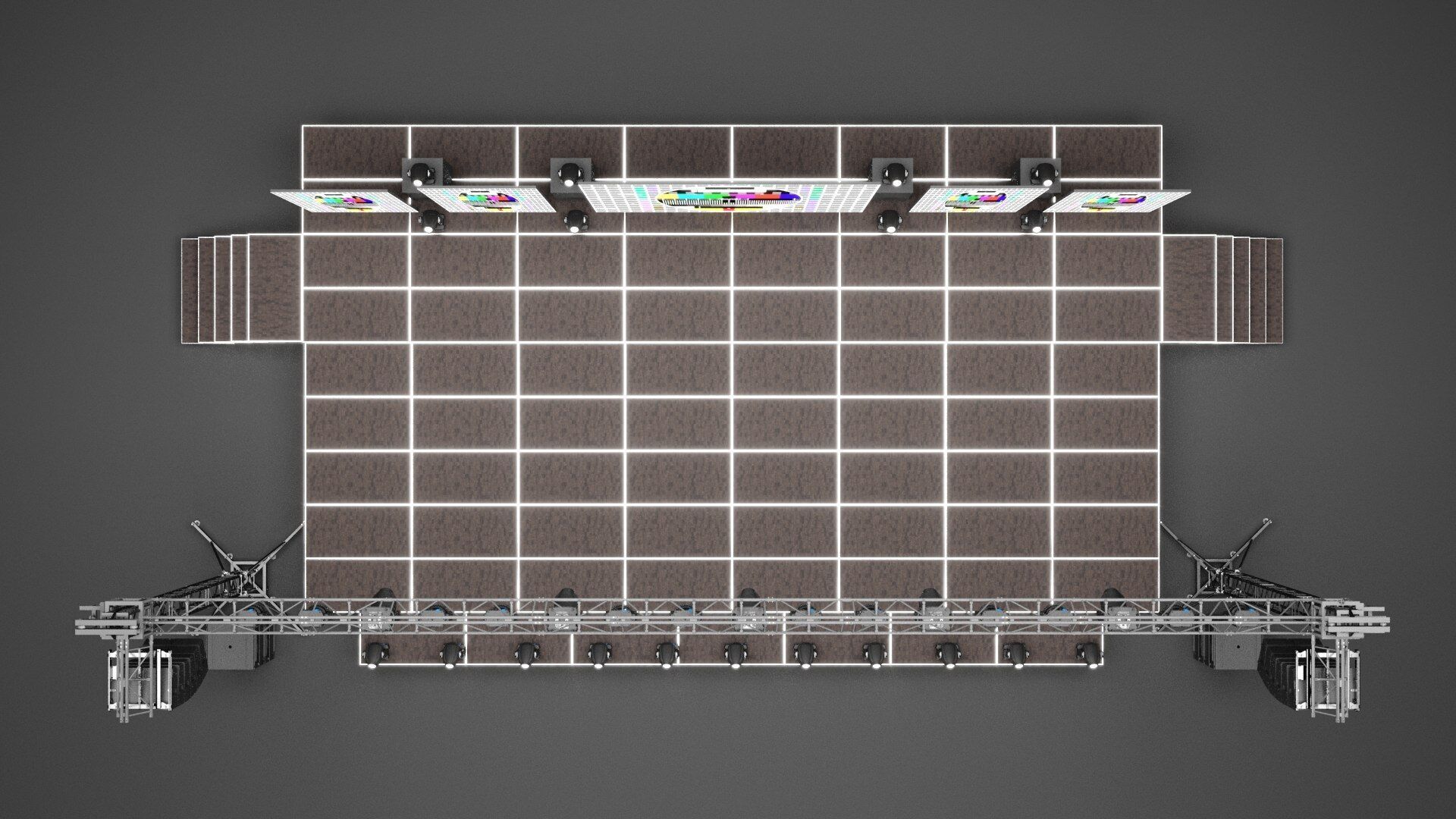 Stage Set Design  3D model_4