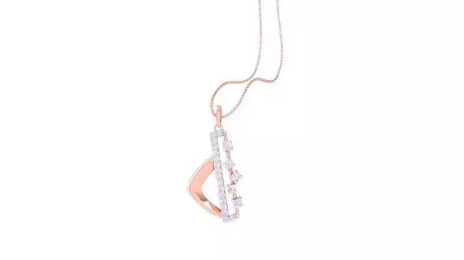 High Jewelry Pendant Necklace 3dm stl 3mf obj glb render