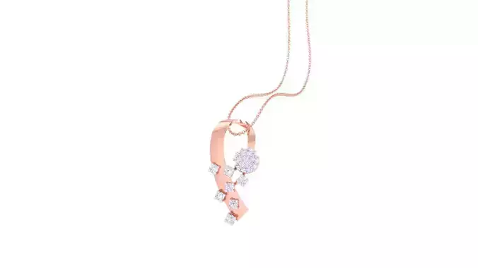 High Jewelry Pendant Necklace 3dm stl 3mf obj glb render 3D print model