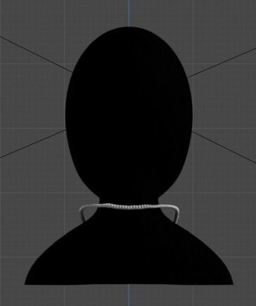 Immerse yourself in a 3D World of Art Cuban Chain Low-poly 3D model_2