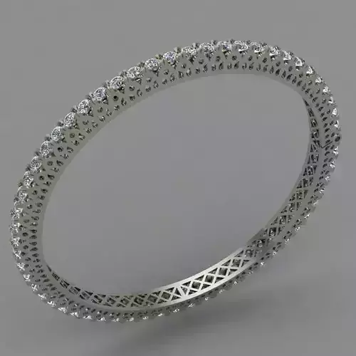  Diamond Bangle 3D Print Model