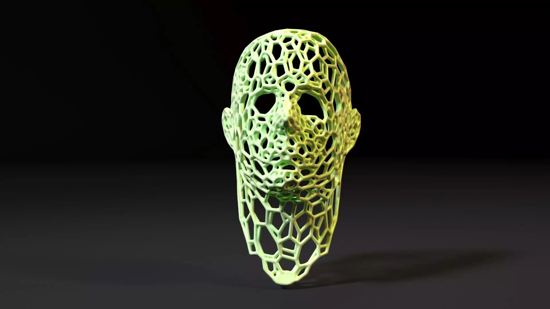 Zombie mask 3D print model