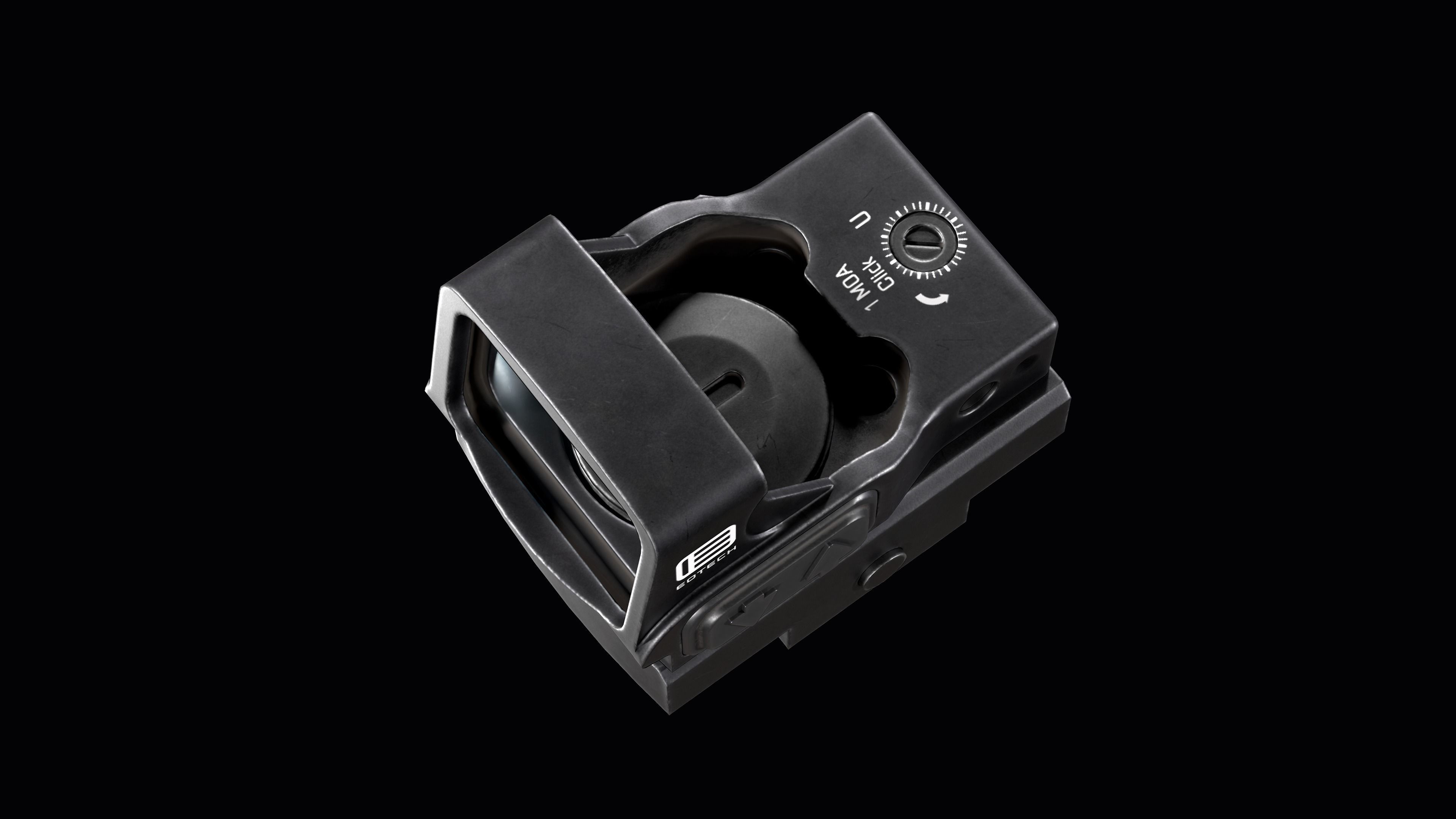 EOTECH EFLX Red Dot Sight Low-poly 3D model_13