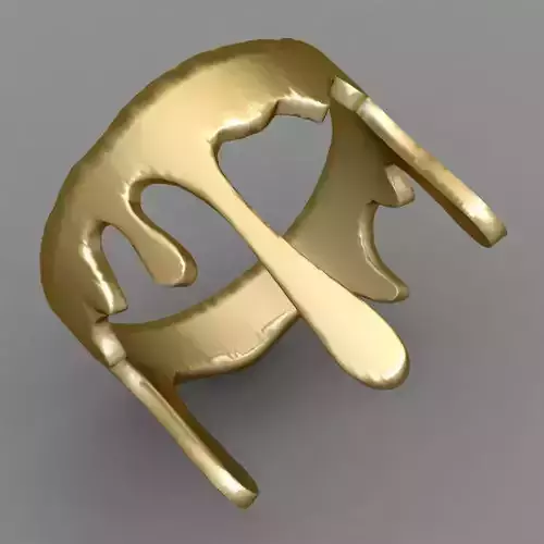 Dripping Ring 3D Print Model 3D print model
