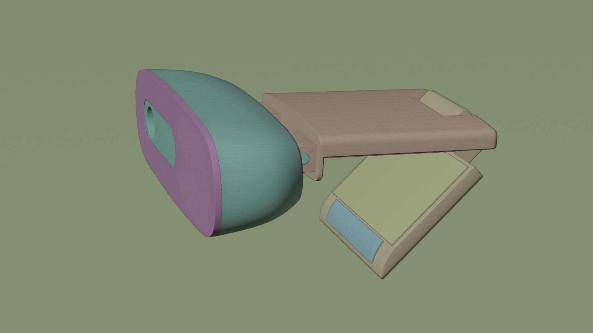 Web Cam - Portable Webcam - Desktop Camera - Free 3D model_8