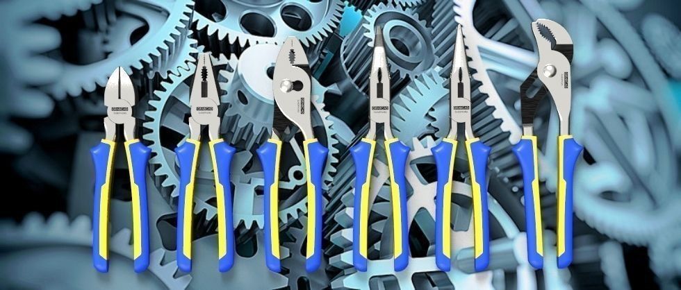 Pliers Set - 6 Pieces 3D model_5